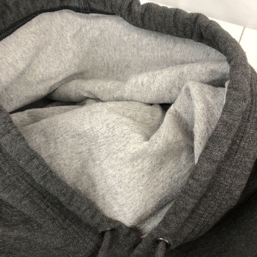 Champion Plus Size 2XL Script Gray Hooded Hoodie Pullover Sweatshirt - Picture 12 of 12